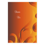 Orange Gift Tag With Curls