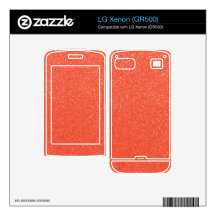 Orange glitter LG xenon skins