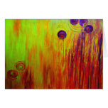 Orange Glow Abstract Art cards