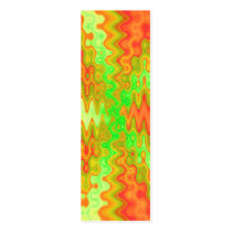 orange green bookmarks business cards