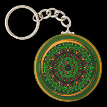 Orange Green Keychain keychains