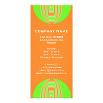 orange green rack cards
