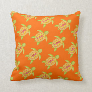 Green And Orange Cushions Pillows - Decorative & Throw Pillows Zazzle