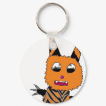 Orange gremlin keychains
