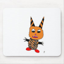 Orange gremlin mousepads