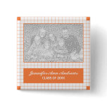 Orange Grid Photo Button