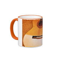 Orange Guitar mugs