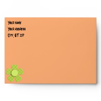 Orange Halloween Envelope