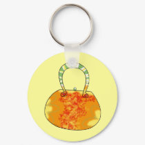 Orange handbag keychains by jsoh Orange handbag keychains