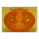 Orange Happy Halloween Card
