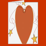 Orange Heart cards