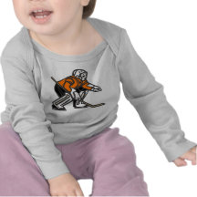 Orange Hockey Goalie Shirt