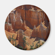 Orange Hoodoos Bryce Canyon Sand Deserts Magnets