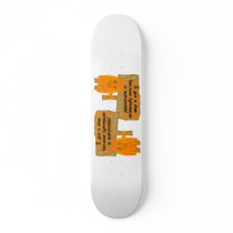 orange I give a dam skateboards by PeacePeople orange I give a dam skateboards