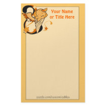 Orange Ice Cream Stationery by Customizables Orange Ice Cream Stationery
