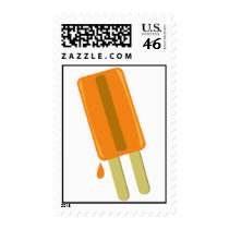 ORANGE ICE POP postage postage