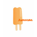 Orange Ice-Pop t-shirts