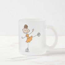 Orange Ice Skating Girl Mug