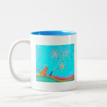 Orange in UFO mug
