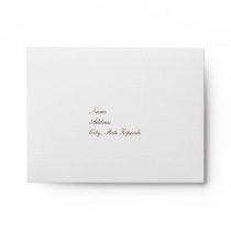 Orange Inside RSVP Envelope