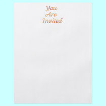 Orange Invitation flyers by DonnasGreetingCards Orange Invitation flyers