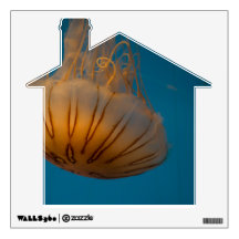 Orange Jellyfish Room Graphics