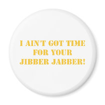 Orange Jibber Jabber Magnet