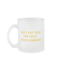 Orange Jibber Jabber Mug