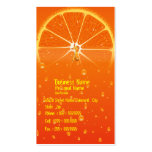 Orange Juice Juicy Drops Friuts Business Card business cards