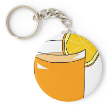 Orange Juice Keychain
