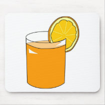 Orange Juice Mouse Mat