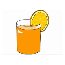 Orange Juice Post Card