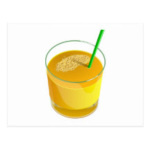 Orange Juice Postcard