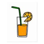 orange juice postcard