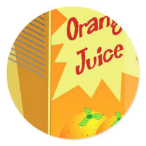 Orange Juice stickers