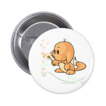 Orange Kacheek wishing on a dandelion Pin