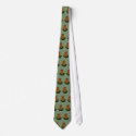 Orange Kitten on Sage Tie by pidgiefund Orange Kitten on Sage Tie