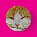 Orange Kitty Cat Pins