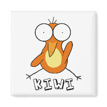 Orange Kiwi Magnet