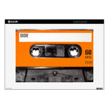 Orange Label 80's Cassette Skins For 15" Laptops