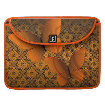 Orange Lace Butterfly Dreams 15' Macbook Sleeve Sleeves For MacBooks