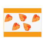 orange leaves postcards