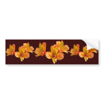 Orange Lilies Bumper Sticker