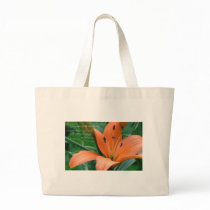 Orange Lily Canvas Bags