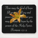 Orange Lily mousepads by MAPASUE Orange Lily mousepads
