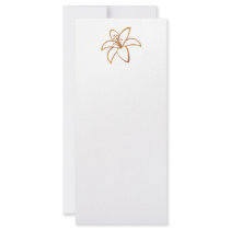 Orange Lily Rack Card Design