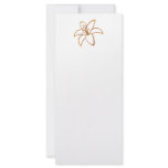 Orange Lily Rack Card Design