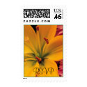 Orange Lily - RSVP postage by plannedtoperfection Orange Lily - RSVP postage