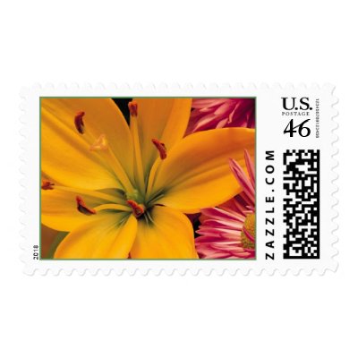 Orange Lily Stamps