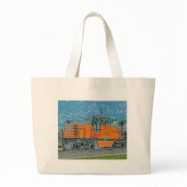 Orange Locomotive Bag by nedell Orange Locomotive Bag